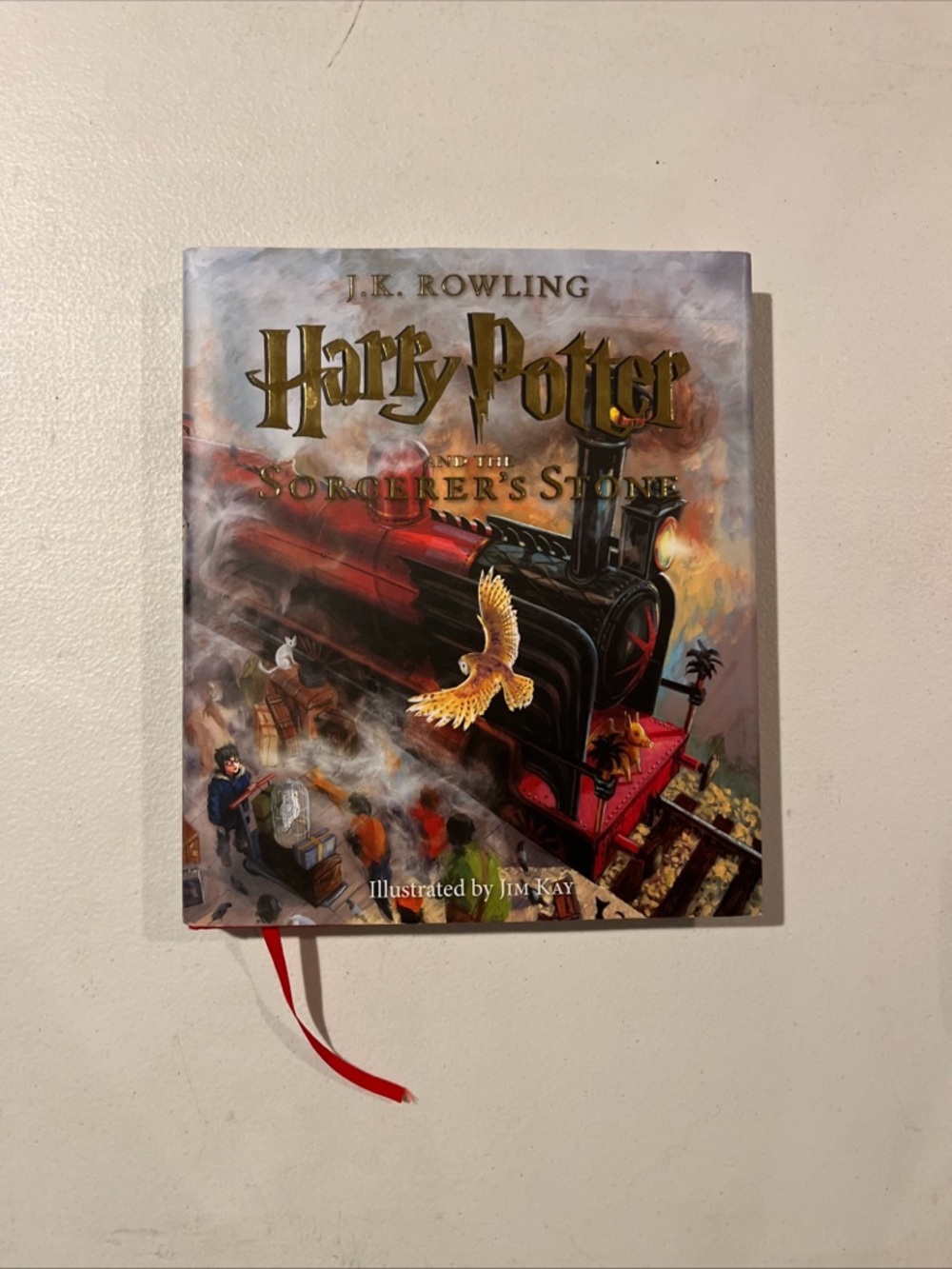 Scholastic Harry Potter Illustrated Hardcover - Red, Gold, Black